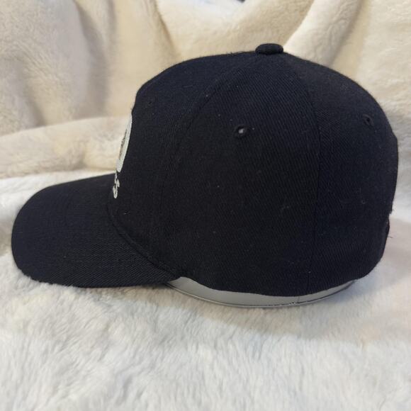 Vintage No Crybabies Hat Cap Snap Back Mens One Size Black Slogan Graphic 80s - Picture 3 of 7